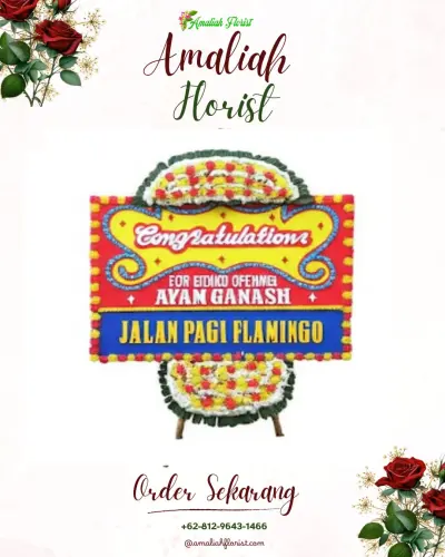 Bunga Papan Congratulation di Rajeg